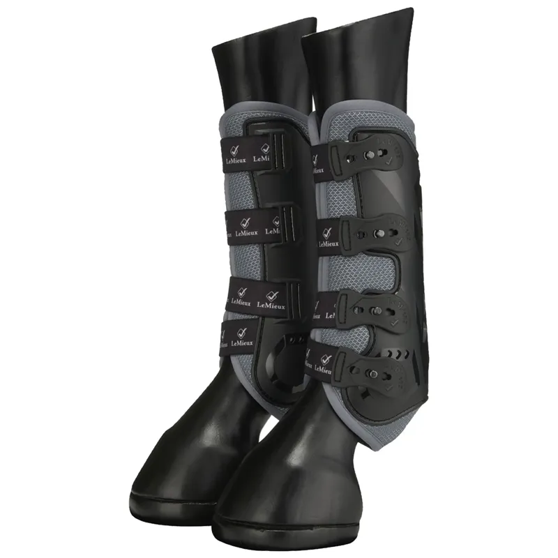 LeMieux Ultra Mesh Snug Boot - Fronts - Grey